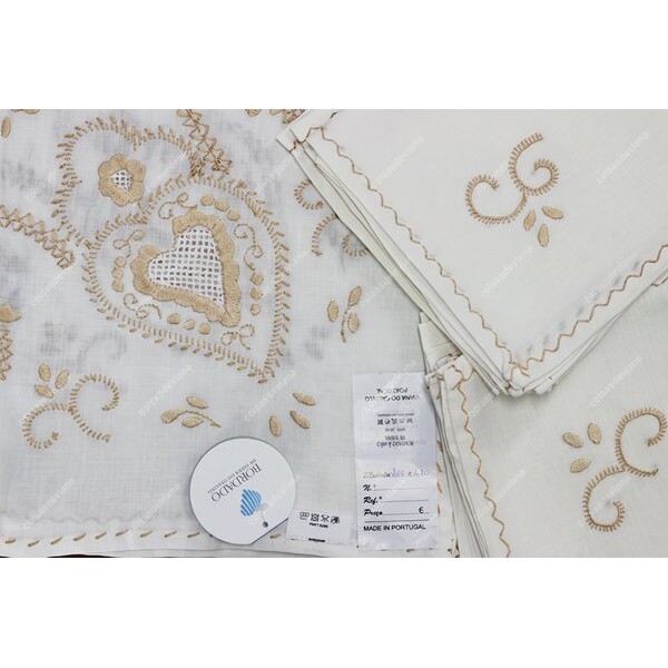 2,50x1,70-TOALHA LINHO BORDADA A BEGE
