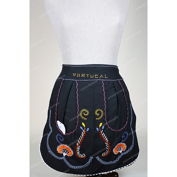 ROUND APRON WITHOUT CHEST VIANA EMBROIDERY