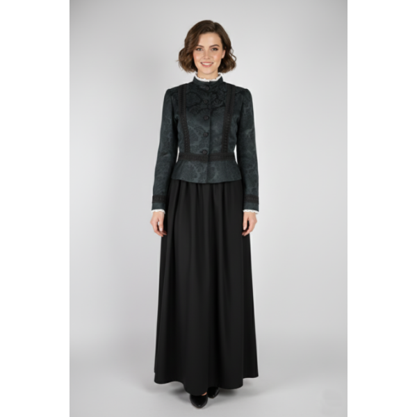 CASACA PRETA CURTA SEM VIDRILHO