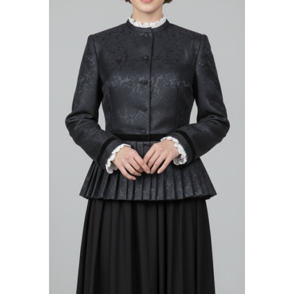 CASACA PRETA SEM VIDRILHO