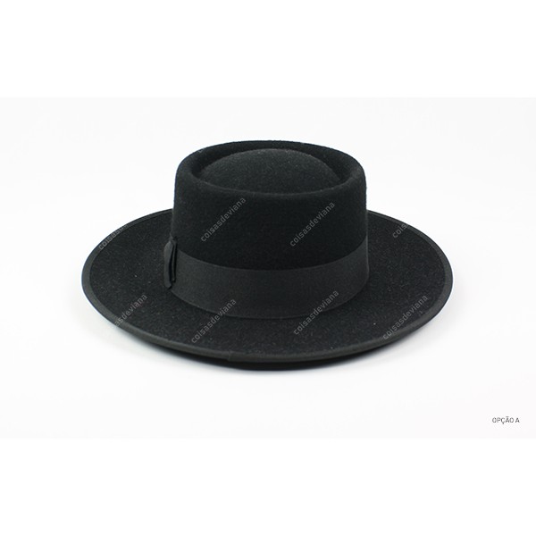 BLACK HAT FOR MEN'S COSTUME