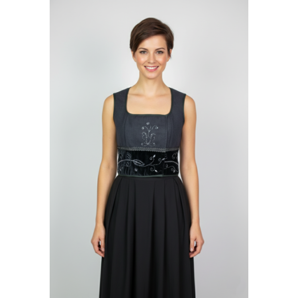 COLETE BORDADO COM VIDRILHO TRAJE MORDOMA