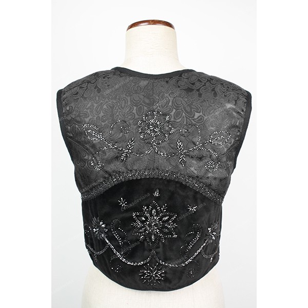 VEST  EMBROIDERY IN GLASS FOR MORDOMA'S COSTUME