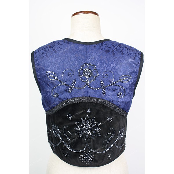 VEST  VIANA EMBROIDERY IN GLASS FOR MORDOMA'S COST...