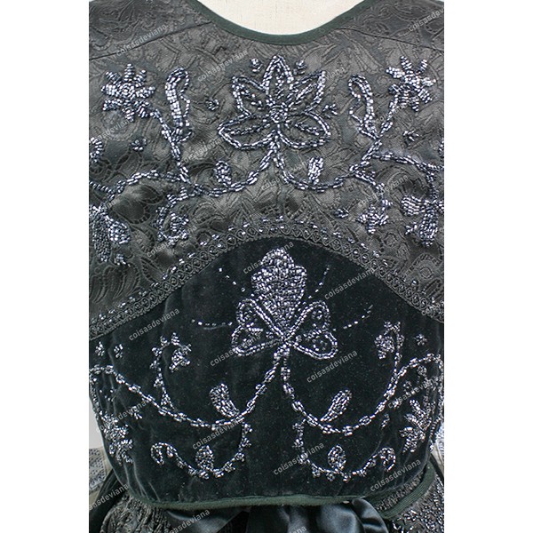 VEST RICH VIANA EMBROIDERY IN GLASS FOR BUTLER COSTUME
