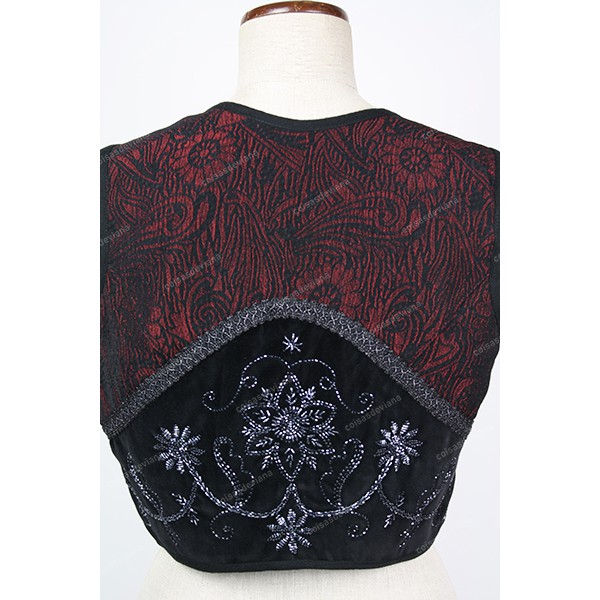 VEST SIMPLE EMBROIDERY WITH GLASS FOR MORDOMA COST...