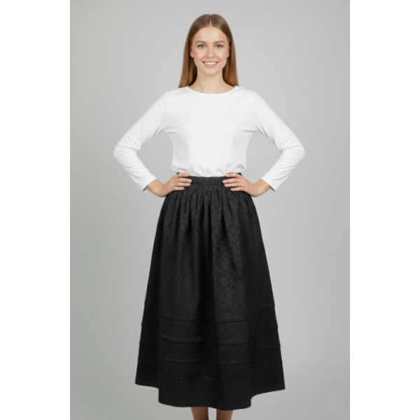 SAIA BROCADO FINO SEM BORDADO E SEM VELUDO