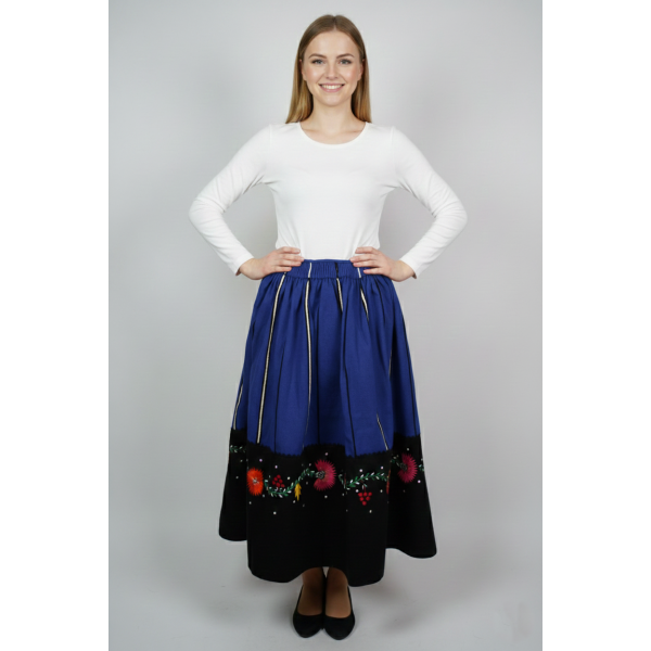 SAIA LÃ BORDADO VIANA PARA TRAJE DE LAVRADEIRA