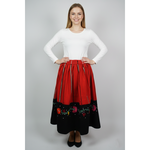 SAIA LÃ BORDADO VIANA PARA TRAJE DE LAVRADEIRA