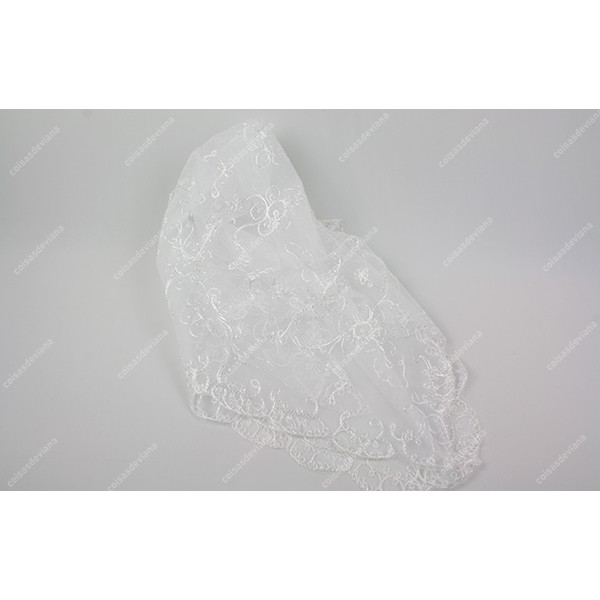 VEIL FOR BRIDE OR MORDOMA COSTUME
