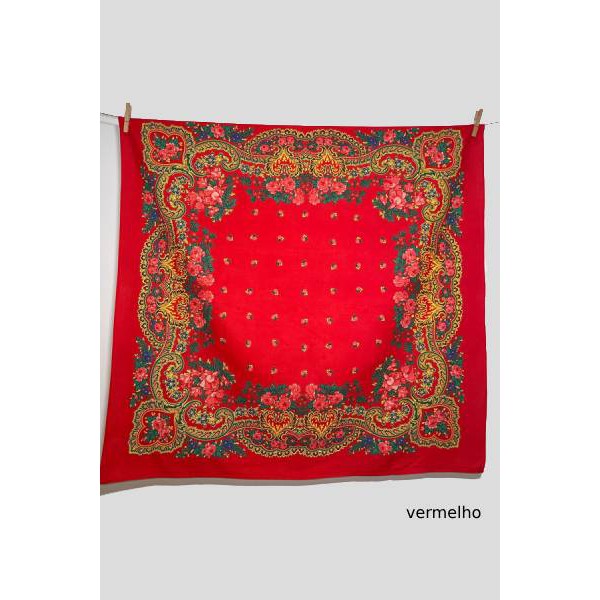 TRADITIONAL PORTUGUESE HEADSCARF WITHOUT FRINGE