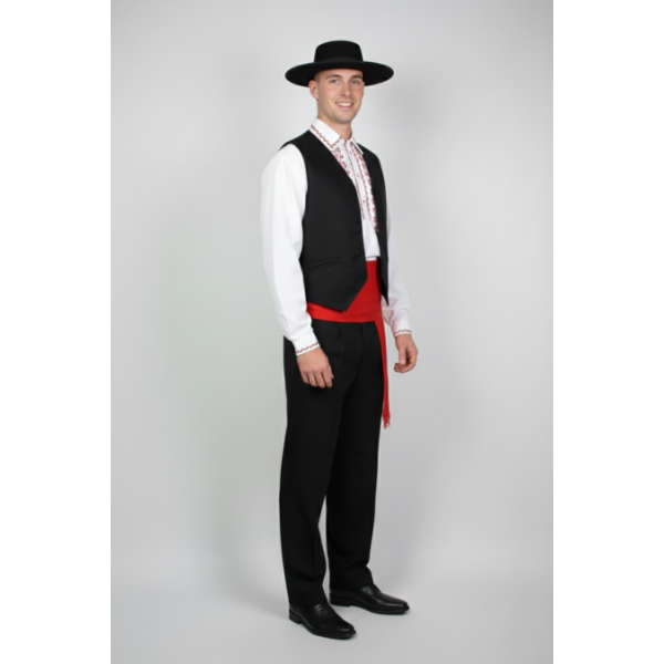 TRAJE FESTA COM COLETE