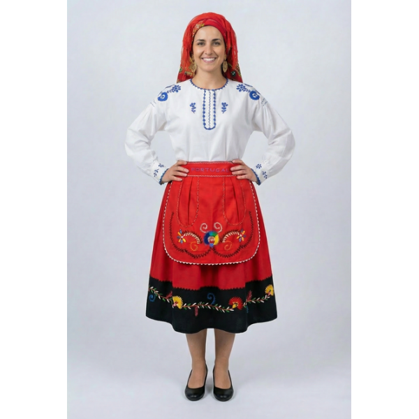 TRAJE IMITAÇÃO LAVRADEIRA COM CAMISA VIANESA