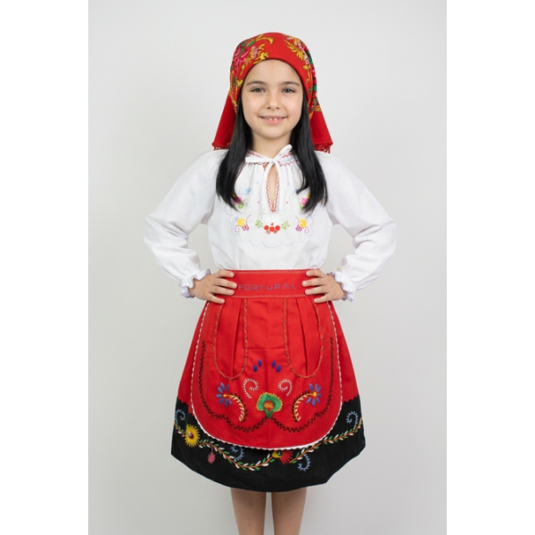 TRAJE IMITAÇÃO LAVRADEIRA CRIANÇA