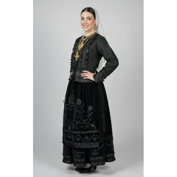 TRAJE MORDOMA BORDADO RICO COM CASACA