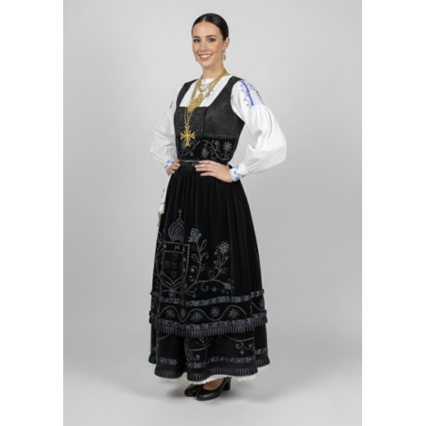 TRAJE MORDOMA BORDADO RICO COM COLETE