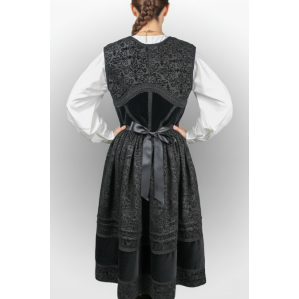 TRAJE MORDOMA SEM BORDADO COM COLETE