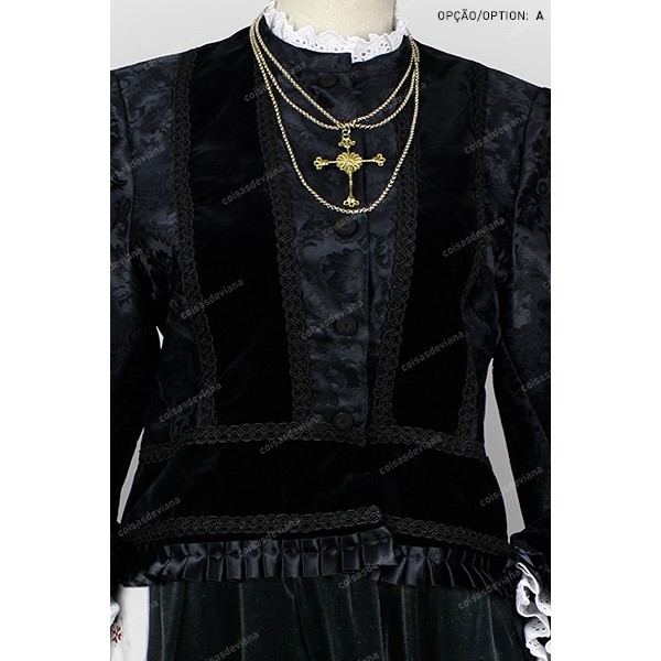 MORDOMA COSTUME WITHOUT EMBROIDERY WITH SHORT JACKET