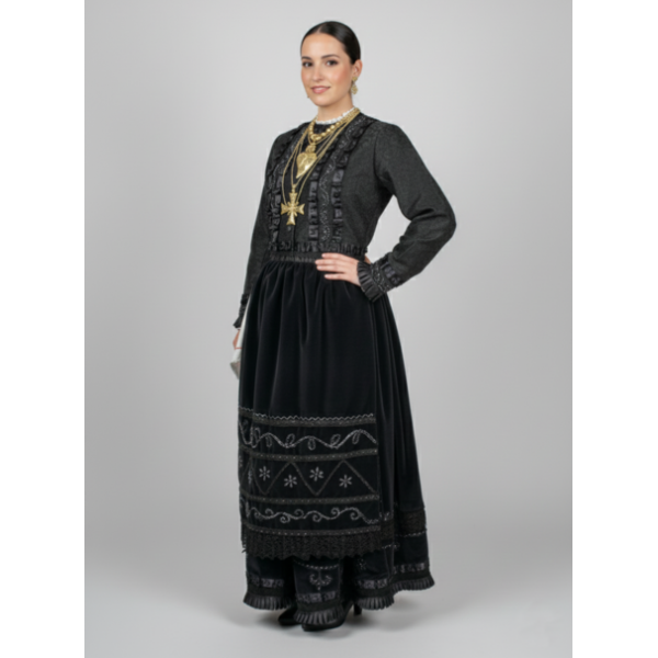 TRAJE MORDOMA BORDADO SIMPLES COM CASACA