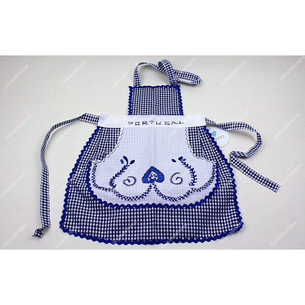 CHILDREN'S APRON WITH CHEST VIANA EMBROIDERY