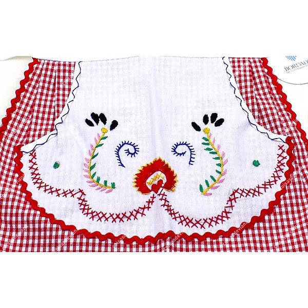 CHILDREN'S APRON WITH CHEST VIANA EMBROIDERY