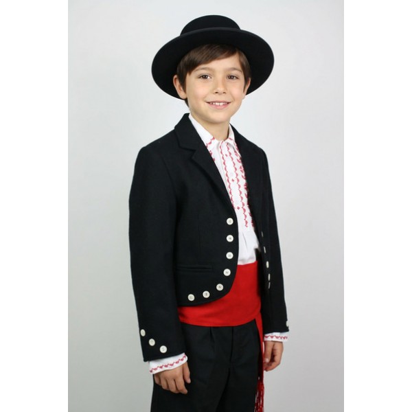 CASACA PRETA CRIANÇA TRAJE DE FESTA OU TRAJE DOMINGAR