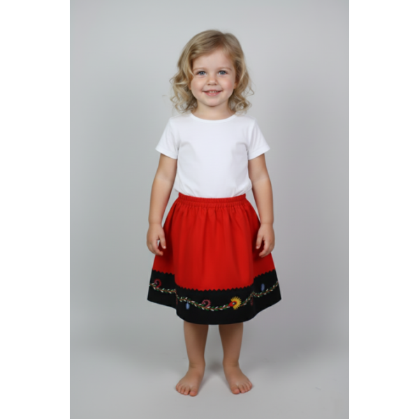 SAIA TRAJE IMITAÇÃO LAVRADEIRA - CRIANÇA