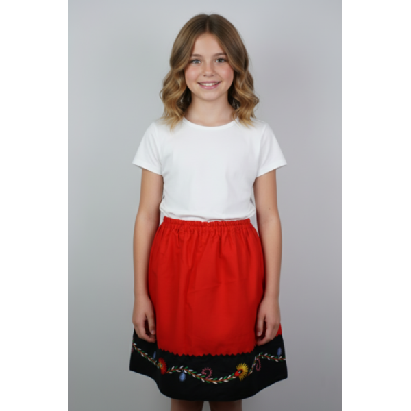 SAIA TRAJE IMITAÇÃO LAVRADEIRA - CRIANÇA