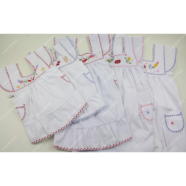 CHILD DRESS WITH FRILLS VIANA EMBROIDERY