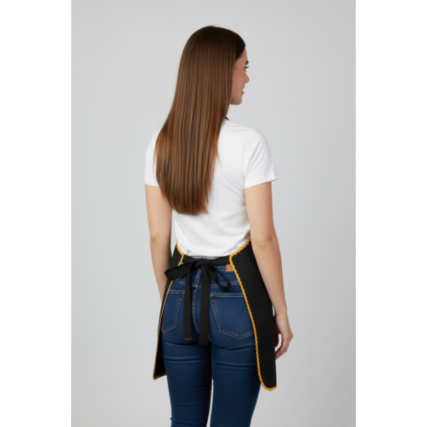 AVENTAL INTEIRO CORAÇÃO VIANA BORDADO A MAQUINA