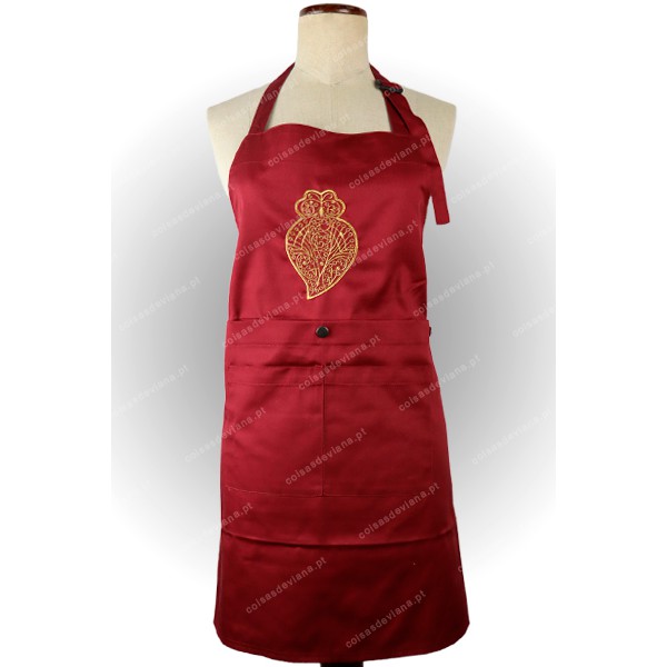 APRON REMOVABLE BREAST WITH VIANA'S HEART EMBROIDE...