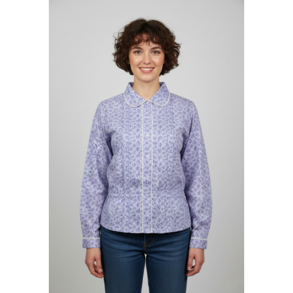 CAMISA EM CHITA PARA TRAJE DO CAMPO