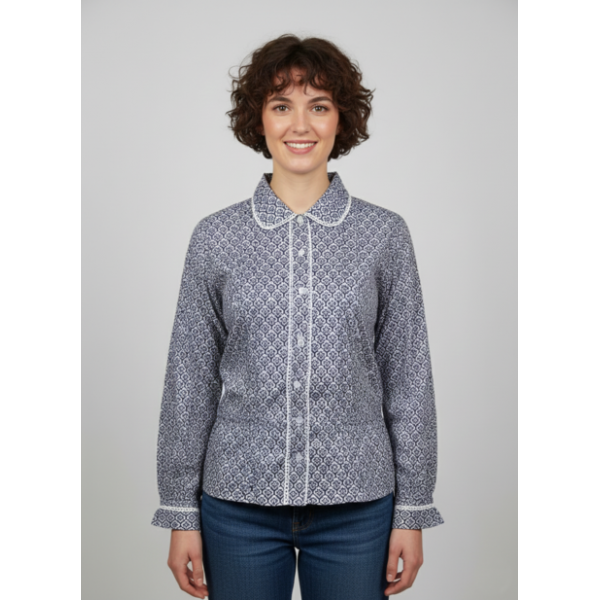 CAMISA EM CHITA PARA TRAJE DO CAMPO