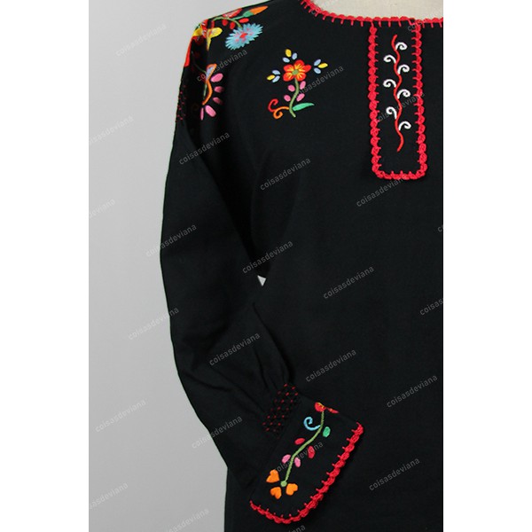 VIANESA SHIRT IN POLYESTER WITH COLORS EMBROIDERY ...