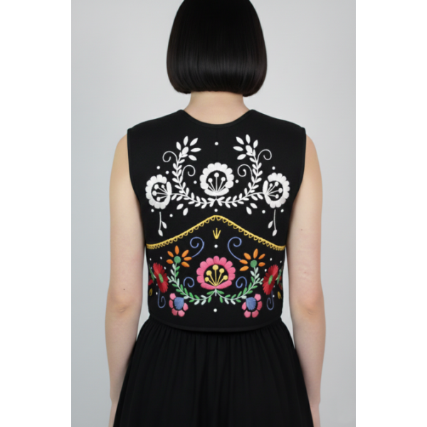 COLETE BORDADO VIANA TRAJE LAVRADEIRA