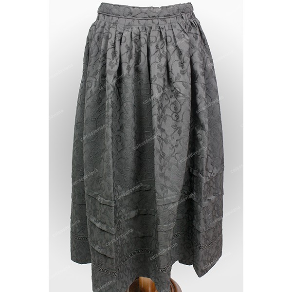 FINE BROCADE SKIRT FOR HALF LADY COSTUME
