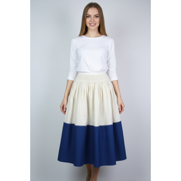 SAIA EM LINHO PARA TRAJE DOMINGAR