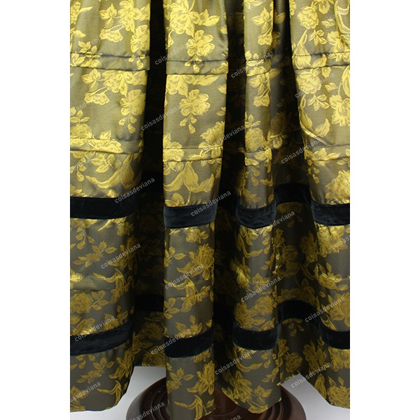 FINE POLYESTER SKIRT FOR HALF LADY COSTUME