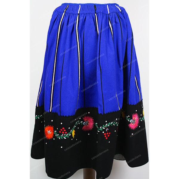 WOOL SKIRT WITH VIANA EMBROIDERY FOR LAVRADEIRA CO...