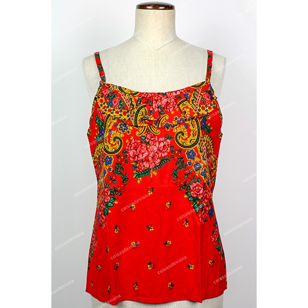 TUNIC WITH STRAPS AND FRILL REGIONAL HEADSCARF
