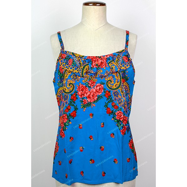TUNIC WITH STRAPS AND FRILL VIANA'S HEADSCARF