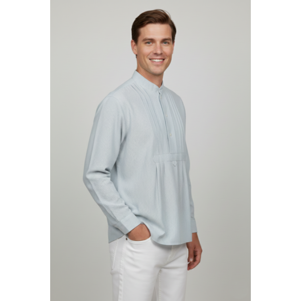 CAMISA DE RISCADO COM NERVURAS