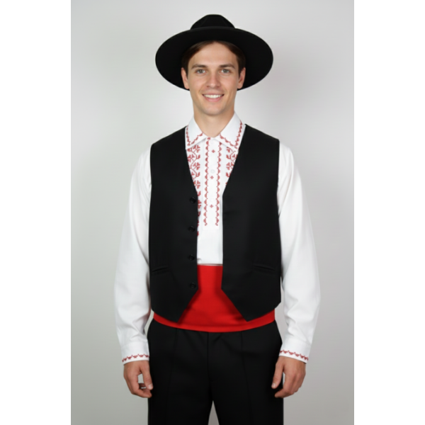 COLETE EM FAZENDA COM COSTAS EM XADREZ