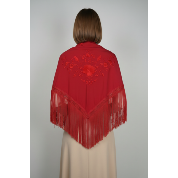 XAILE COM FRANJA BORDADO INDUSTRIAL